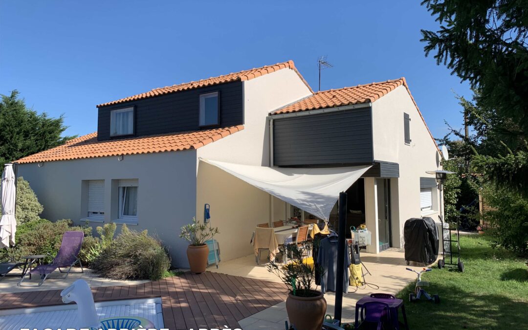 Nettoyage façade toiture Saint Philbert de Grand Lieu
