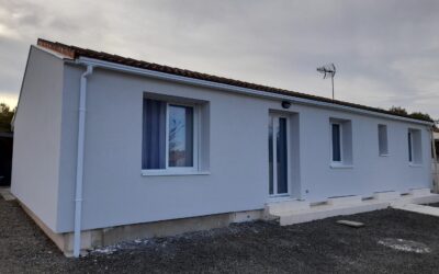 Réalisation à Touvois: Isolation thermique extérieure sur Maison Phénix